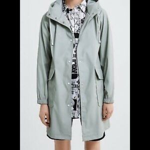 Zara Hooded Raincoat